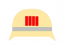 Helmkennzeichnung Kreisbrandrat/Stadtbrandrat (Bayern)