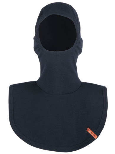 Flammschutzhaube ohne Schulternaht, 2-lagig, marine