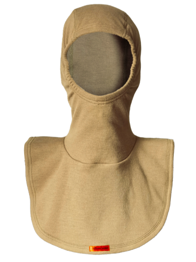 Flammschutzhaube ohne Schulternaht, 2-lagig, sand