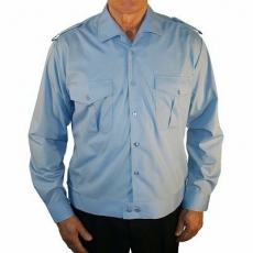 FW-Dienstblouson Herren blau mit Schulterklappen, Langarm