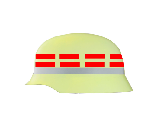 Helmkennzeichnung stellvertretender Gemeindewehrleiter/Stadtwehrleiter Feuerwehr