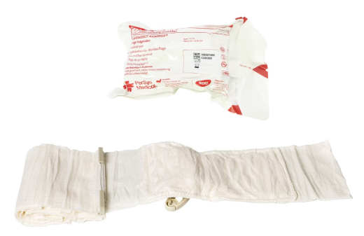 Emergency Bandage� Notfallverband - wei�, 10 cm breit