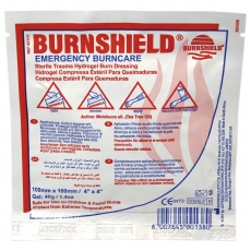 Burnshield Brandwundenverband, Kompresse, 10 x 10 cm, VE mit 10 Stück