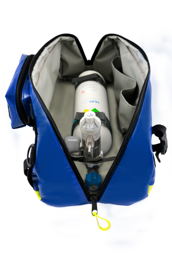 AEROcase� – Notfall-Sauerstoff-Tasche MBOL1 Plane blau