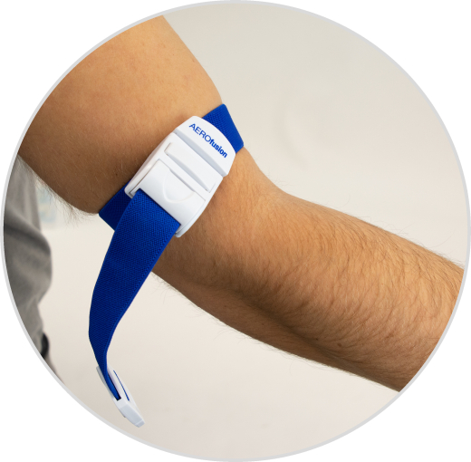 AEROfusion – Einhand-Venenstauer blau