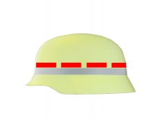 Helmkennzeichnung stellvertretender Ortswehrleiter/Stadtteilwehrleiter rot  10 mm breit