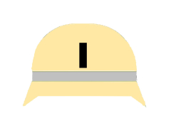 Helmkennzeichnung stellvertretender Kommandant Feuerwehr FF Bayern schwarz