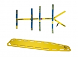 SET Spineboard Xtra mit 10-Punkt-Gurtsystem (Spiderstrap)